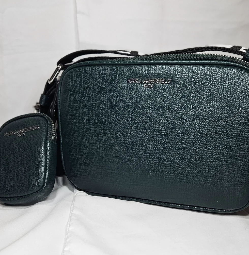 NWT Karl Lagerfeld crossbody bag Hunter - Picture 9 of 10